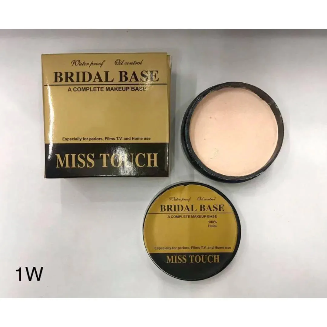 Original MISS TOUCH OIL CONTROL WATERPROOF BRIDAL BASE 7 Shade