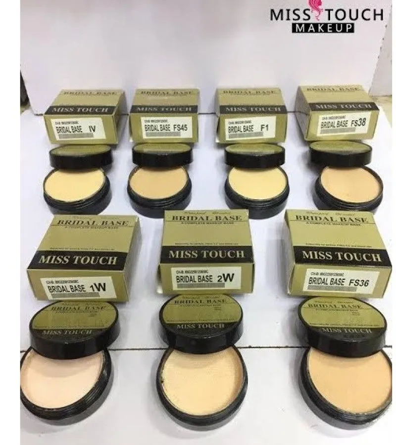 Original MISS TOUCH OIL CONTROL WATERPROOF BRIDAL BASE 7 Shade