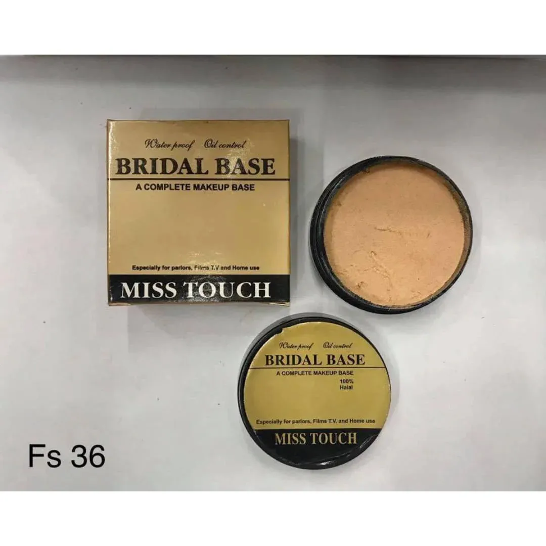 Original MISS TOUCH OIL CONTROL WATERPROOF BRIDAL BASE 7 Shade