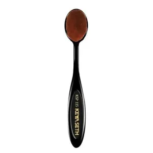 Oval Foundation Brush Super Densely Soft, Rounded Ultra-Fine Fibers for Streak-Free, Flawless Coverage & Even Application (KSP-115)