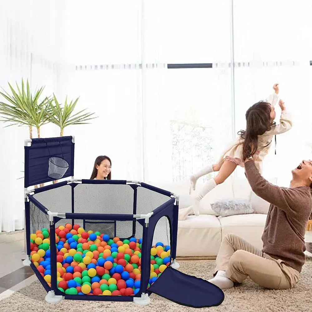 Parc Bb Pliable modulable - Qualit Premium - Parc enfant avec Cage de football Piscine  Balle Panier de Basket et But de Football Aide  la marche