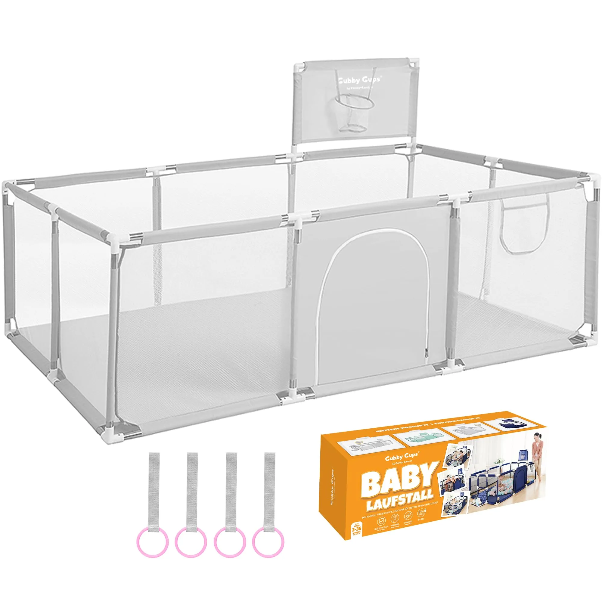 Parc Bb Pliable modulable - Qualit Premium - Parc enfant avec Cage de football Piscine  Balle Panier de Basket et But de Football Aide  la marche