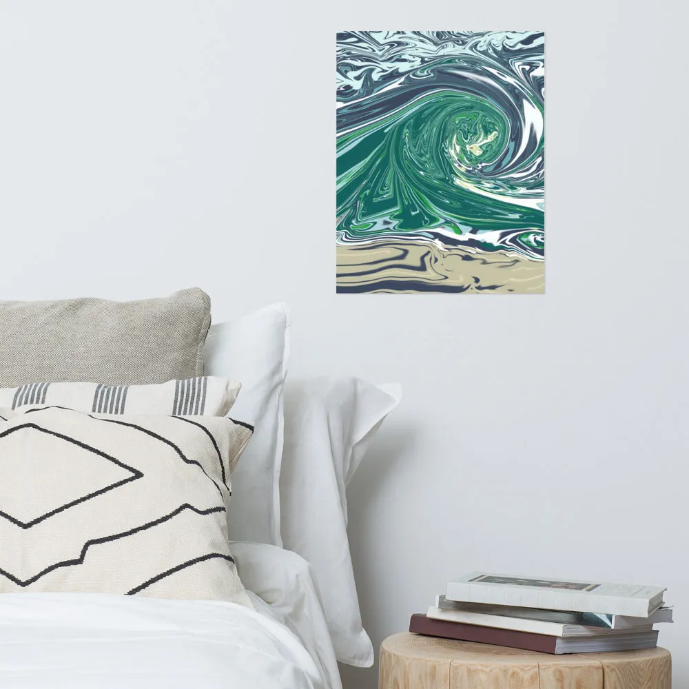 Premium Luster Photo Poster-Surf