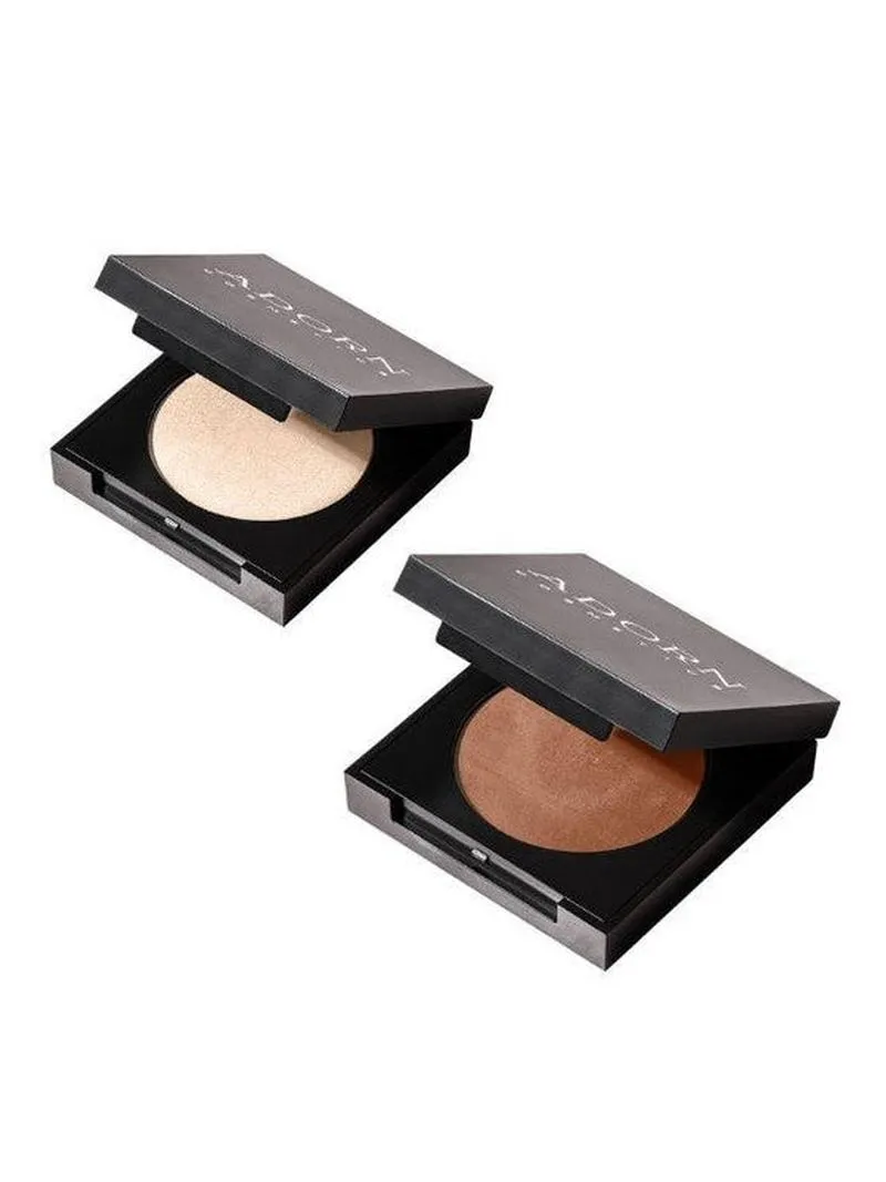 Pressed Mineral Duo Compact: Highlighter & Bronzer