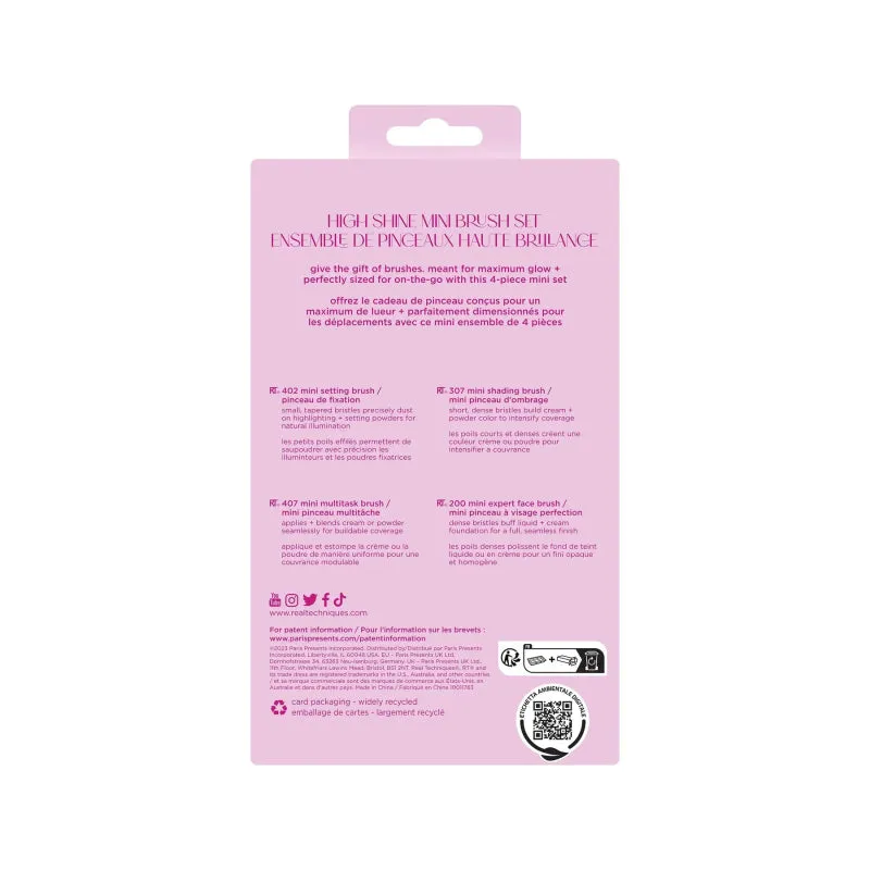 Real Techniques High Shine Mini Brush Set Limited Edition