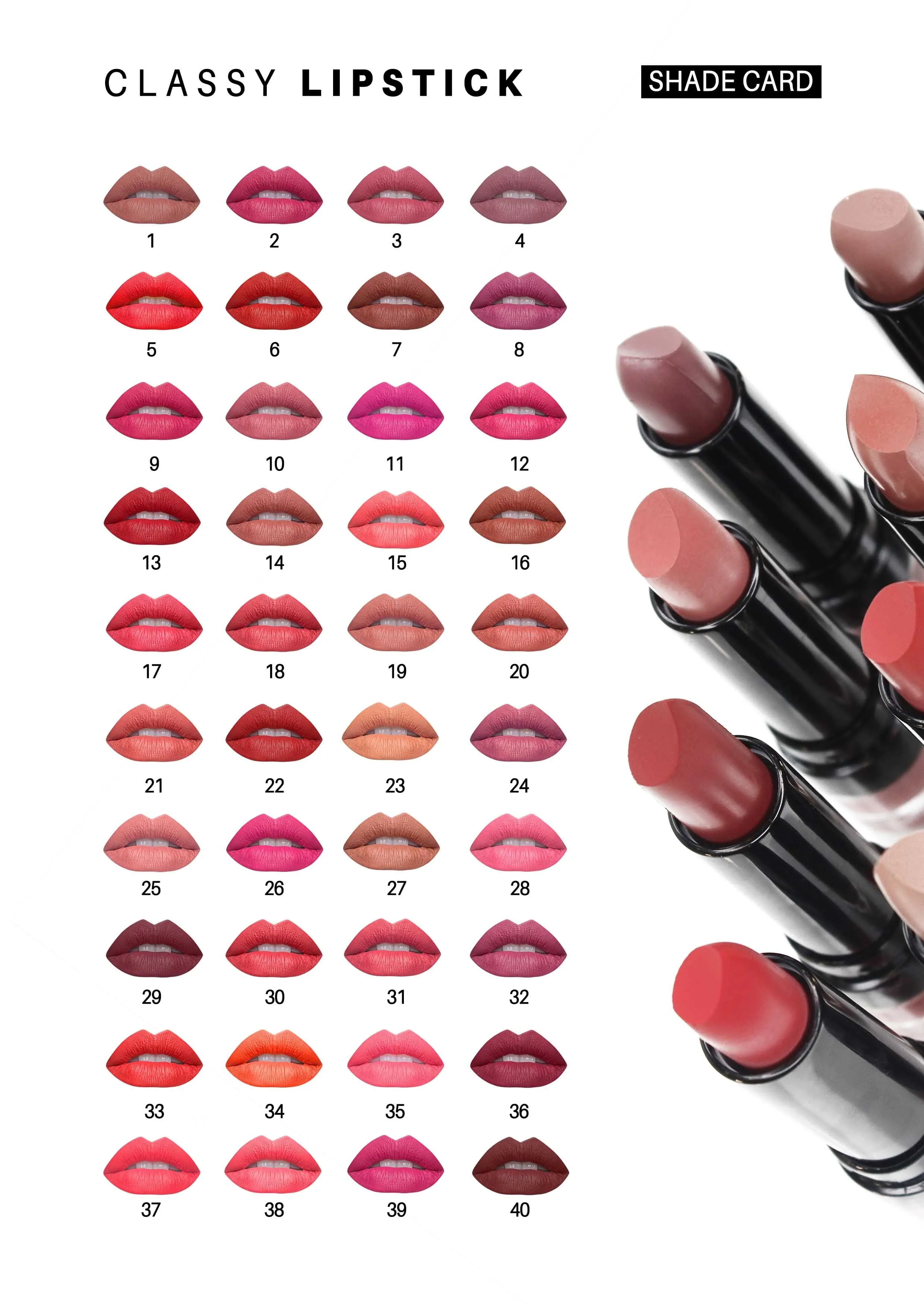 Rivaj UK Classy Lipsticks Shade #05 Cosmetics & Makeups