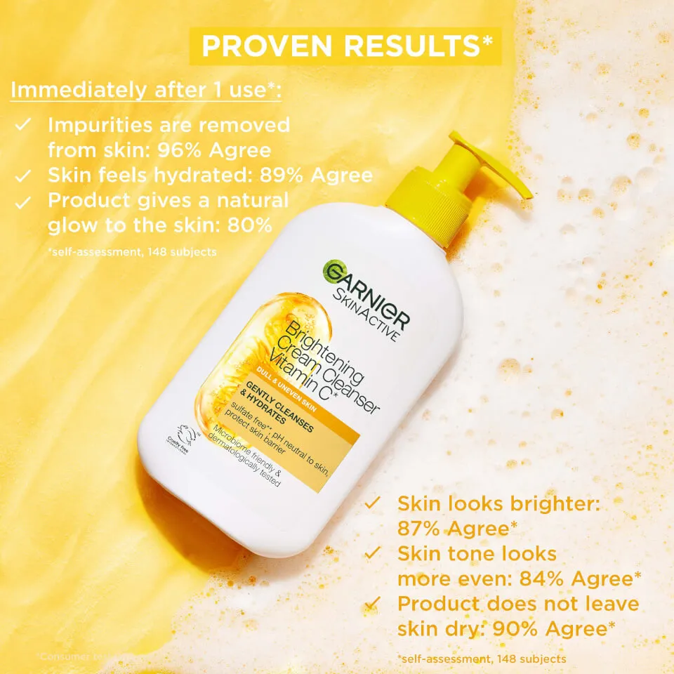 Skin Active Vitamin C Brightening Cream Cleanser 250ml