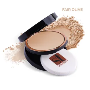 ST London Dual Wet & Dry Compact Powder - Fair Olive