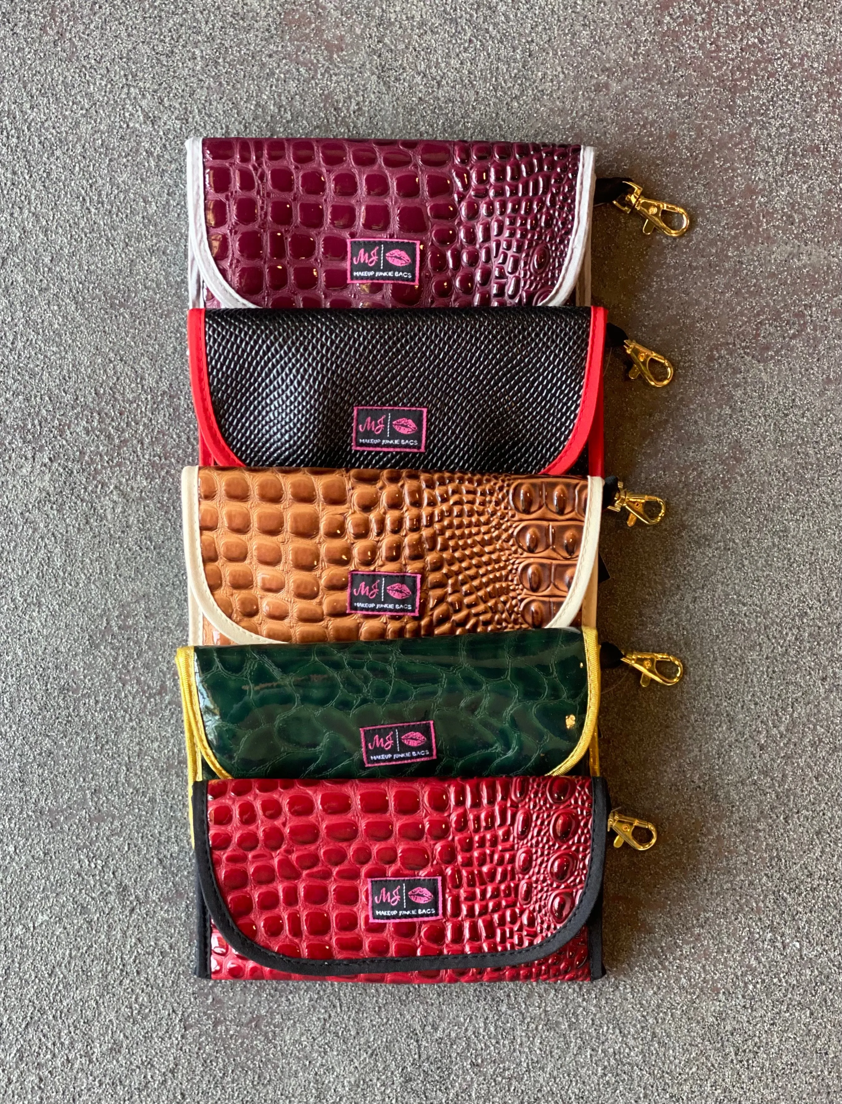 Sunglass Case - Bubble Gator Rouge