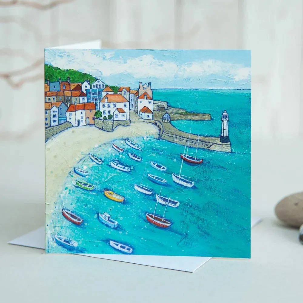 Turquoise Water Greeting Card