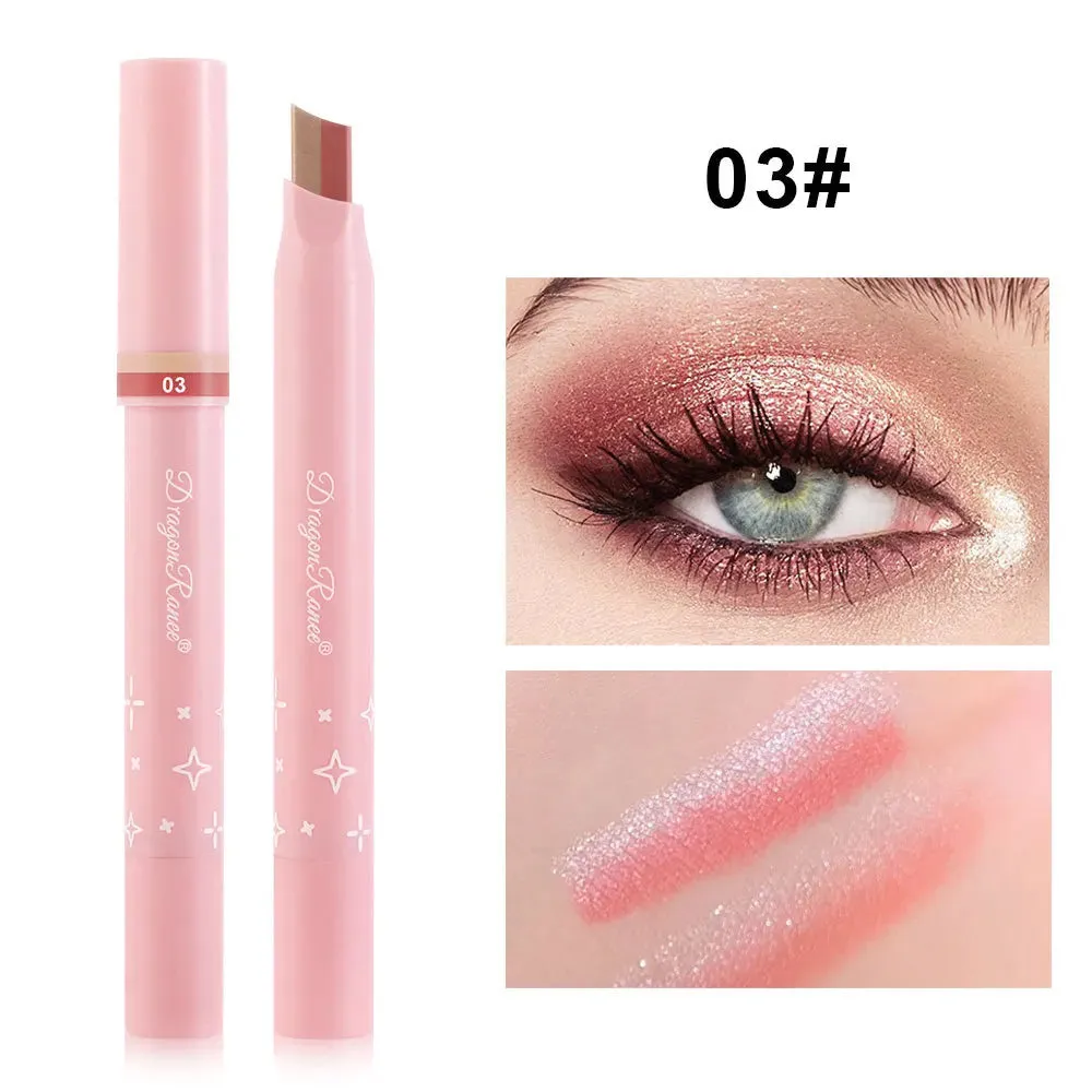 Two colors gradient eyeshadow stick - waterproof, long-lasting, easy-to-apply eye makeup, suitable for daily use, party occasions