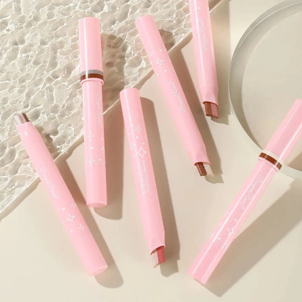 Two colors gradient eyeshadow stick - waterproof, long-lasting, easy-to-apply eye makeup, suitable for daily use, party occasions