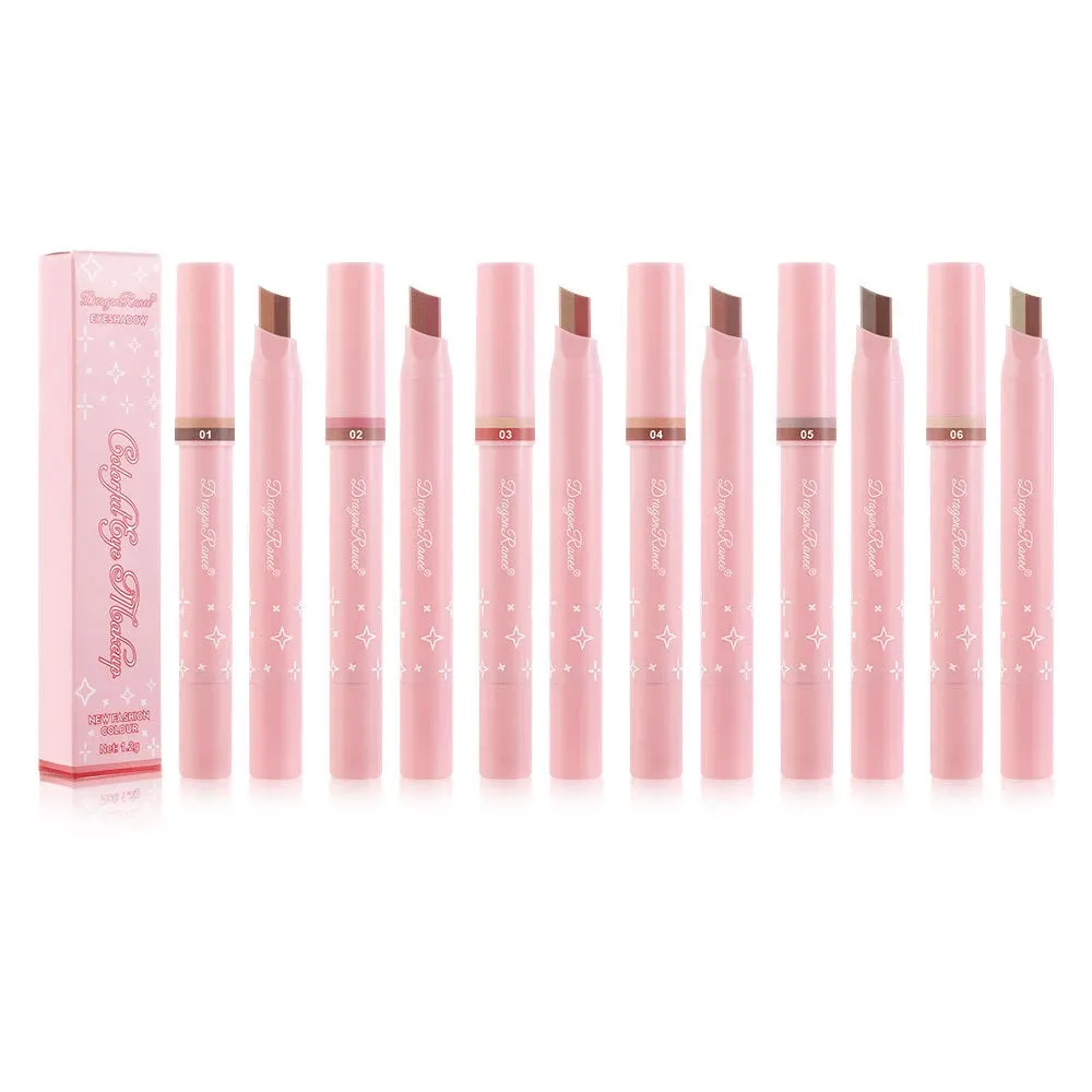 Two colors gradient eyeshadow stick - waterproof, long-lasting, easy-to-apply eye makeup, suitable for daily use, party occasions