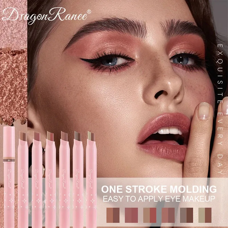 Two colors gradient eyeshadow stick - waterproof, long-lasting, easy-to-apply eye makeup, suitable for daily use, party occasions