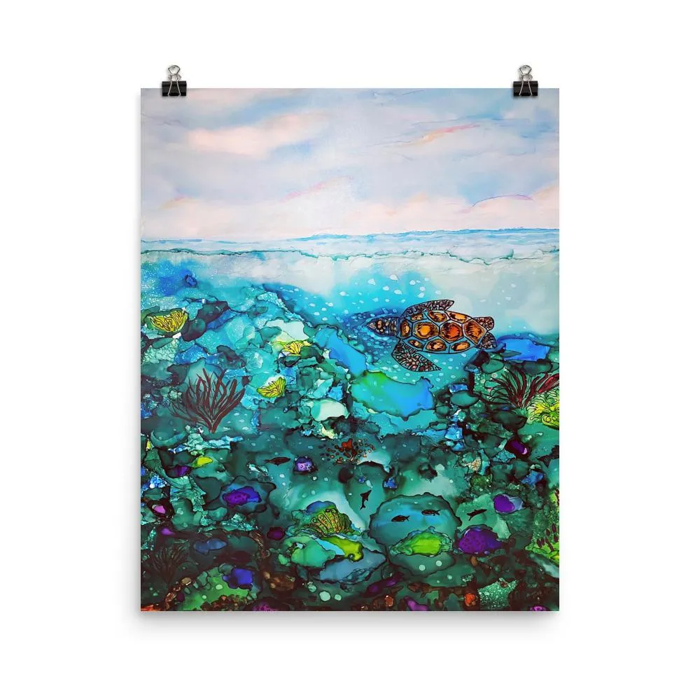 Under the Sea Premium  Luster Poster