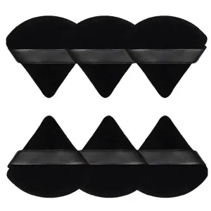 Velvet Triangle Makeup Puffs: Luxe Beauty Blenders for Flawless Makeup