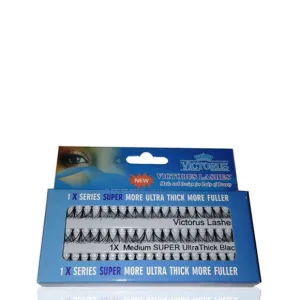 Victorus 1X Series Medium Super Ultra Thick Black Lashes