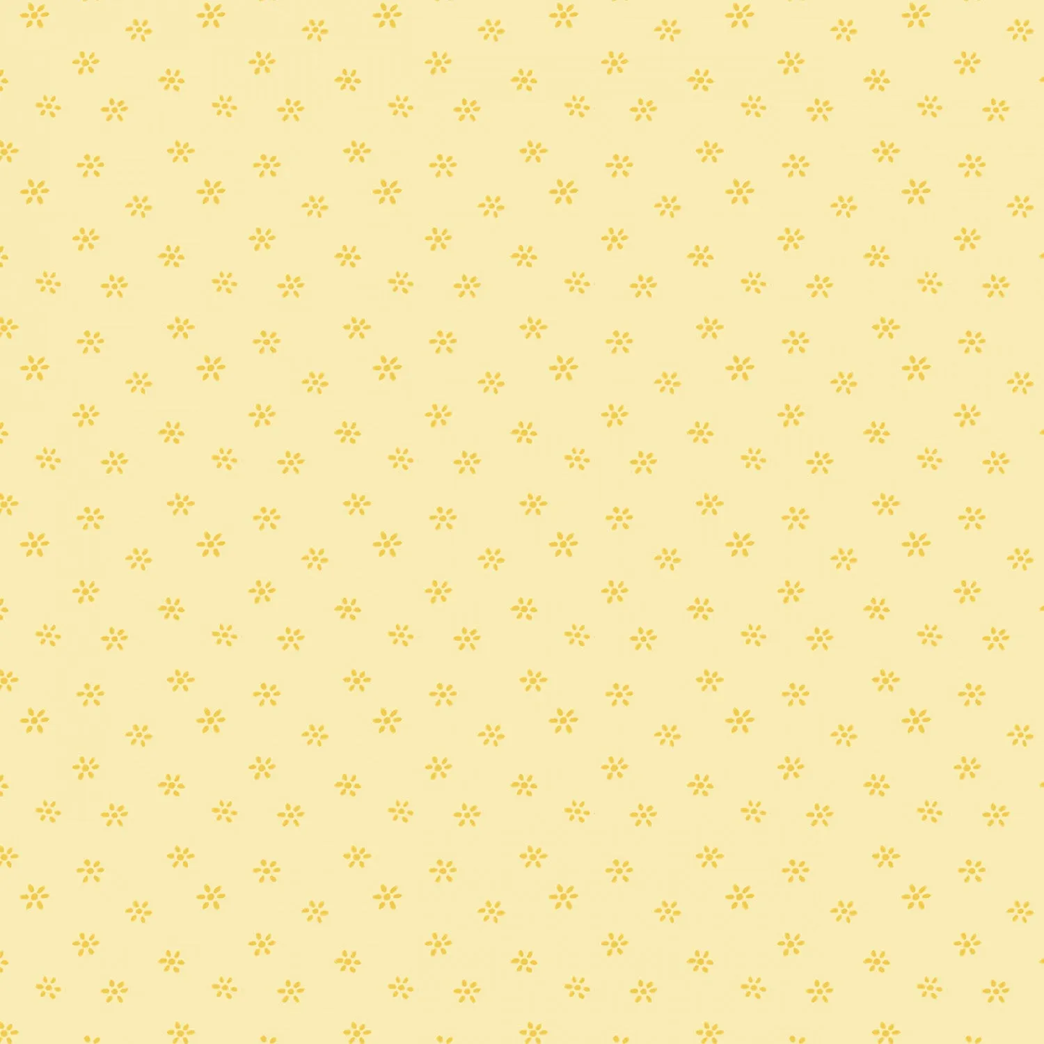 Yummy Scrummy Day - Yellow Sugar Flowers by Belle & Boo for Michael Miller